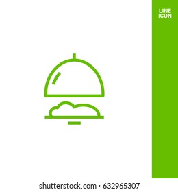 Food restaurant line vector icon