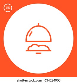 Food restaurant line vector icon