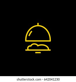 Food restaurant line vector icon