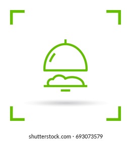 Food restaurant line vector icon