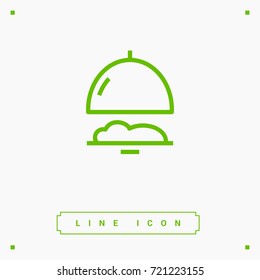 Food restaurant line vector icon