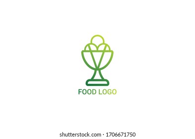 food and restaurant logo design template