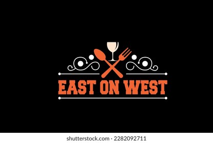 food and restaurant logo design vector frok drink logo