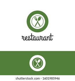 Food Restaurant Logo and Icon Vector Template
