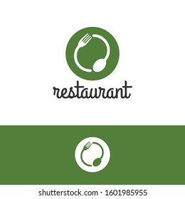 Food Restaurant Logo and Icon Vector Template
