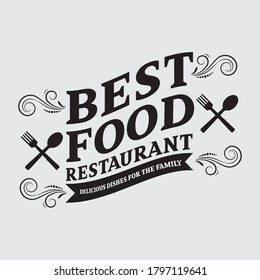 food restaurant logo vector template 