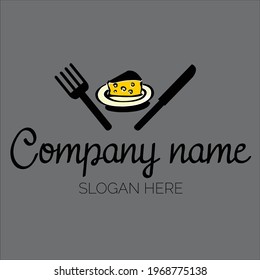 plantilla vectorial del logotipo del restaurante de comida