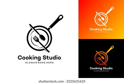 Diseño de ilustración de Plantilla de Vector de logotipo de restaurante de comida