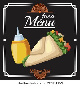 Food restaurant menu