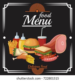 Food restaurant menu