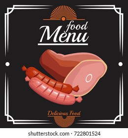Food restaurant menu
