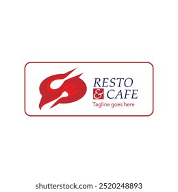 Essen für Restaurant und resto Logo Design-Vorlage