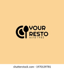 food restaurant vector logo suitable for food business, cafe, selling noodles, ramen, spaghetti, fast food, women's business, home business