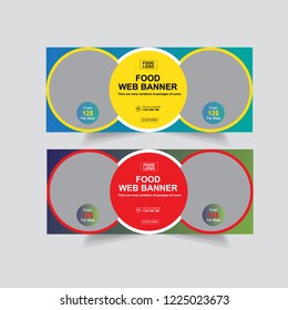 Food or Restaurant Web Banners