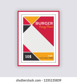Food & Restaurant  web social media banner design. Anyone can use This Design Easily.Promotional square web banner for social media. Elegant sale and discount promo - Vector.