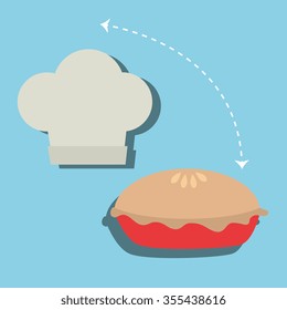 Food and restaurants graphic design, vector illustration eps10