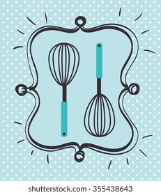 Food and restaurants graphic design, vector illustration eps10