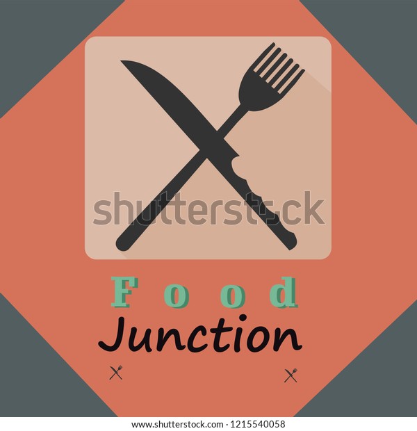 Food Revolution Logo Eating Change Good Stock Vector Royalty Free