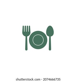 Food safe icon flat design template vector