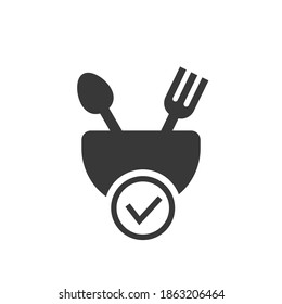 Food Safety Icon From Organic Farming Collection. Simple Line Food Safety Icon