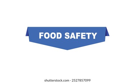 Food safety web banner templates. Vector Illustration 

