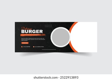 food sale social media cover or banner design