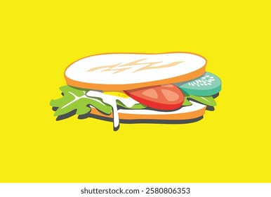 Food Sandwich Bread Toast in vector