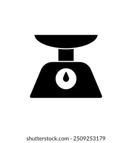 food scale concept line icon. Simple element illustration. food scale concept outline symbol design.