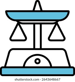Food Scale icon outline style