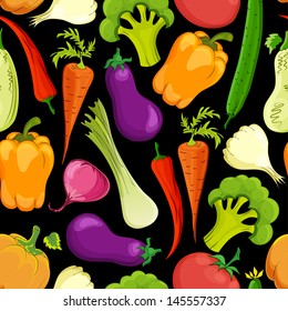 food  seamless background vector illustration