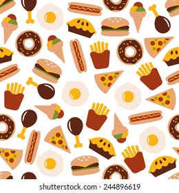 food seamless pattern