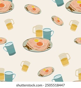 food  seamless , Used for printing various types of fabric patterns.