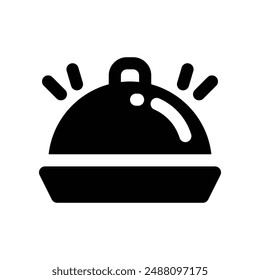 food serve icon. vector glyph icon for your website, mobile, presentation, and logo design.