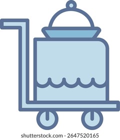 Food Service Filled Blue Tone Icon