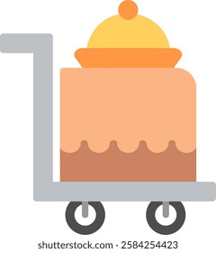 Food Service Flat Illustration Vector Design