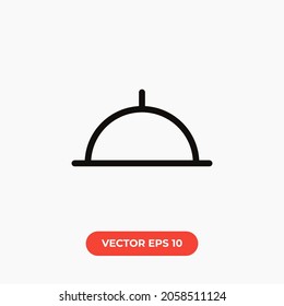 Food Service Vector Icon.Restaurant Cleche