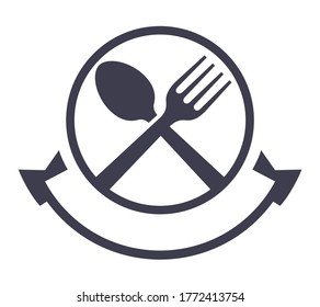 Food service vector logo design template