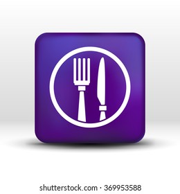 Food service vector logo design template cafe.