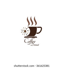 Food service vector logo. dining and coffee business logo. design template