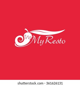Food service vector logo. restaurant logo.  design template