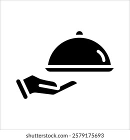 Food Serving Icon set illustration design on white background