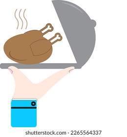 vector de icono de servicio de alimentos para la web de símbolos
