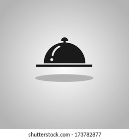 Food Serving Tray Platter Icon