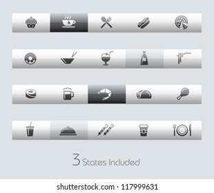 Food - Set 2 of 2 // Classic Series +++ It includes 3 buttons states in different layers. +++