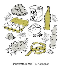  food set graphic