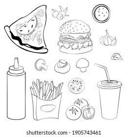 Food Doodles Images, Stock Photos & Vectors | Shutterstock