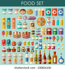 Food set. vector