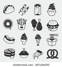 Vektorsymbol von FoodSetSymbol