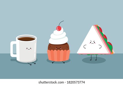 Es un personaje con forma de comida.