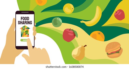 Food Sharing Charity Images Stock Photos Vectors Shutterstock